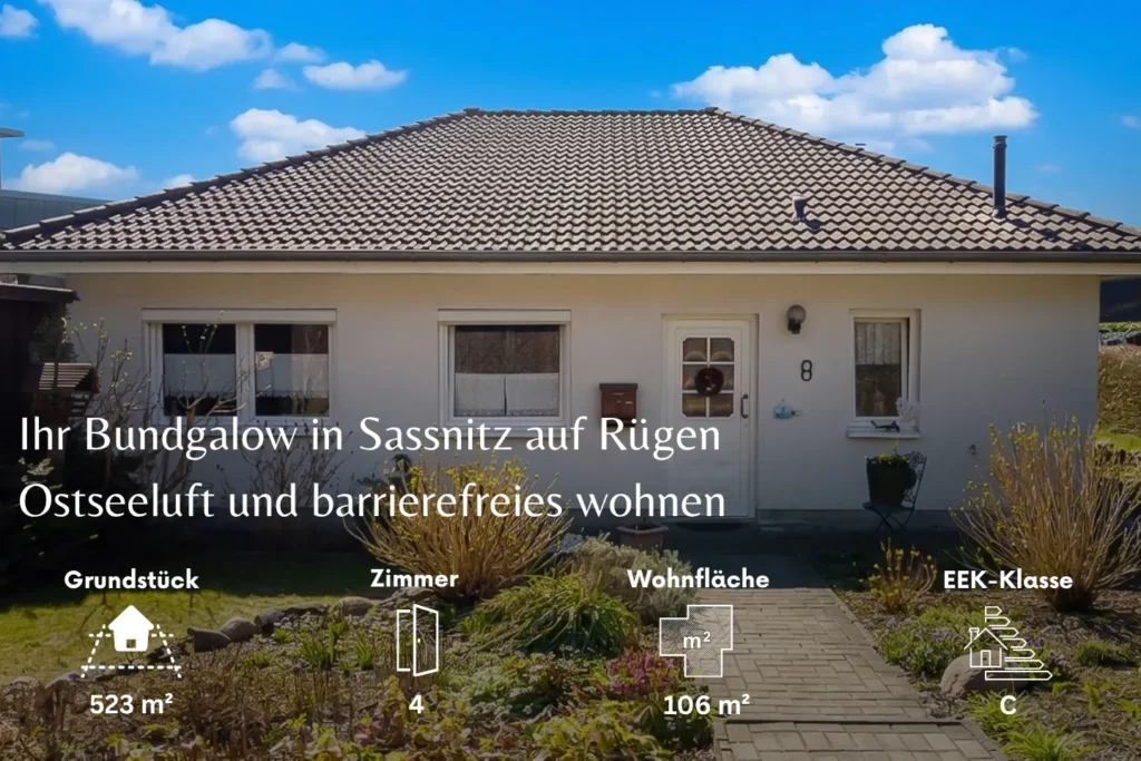 Ein traumhafter Bunglow direkt an der Ostsee wartet auf Sie. Kontaktieren Sie Ihren Immobilienmakler Marcel Berger von Ostheide Immobilien für dieses Angebot.