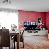 Helles Wohnzimmer des Bungalow auf der Insel Rügen